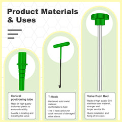 FullMayPro push rod and tapered tube detail for accurate valve installs