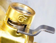 Fumoto F-107SX threaded seal closeup showing secure fit and durability