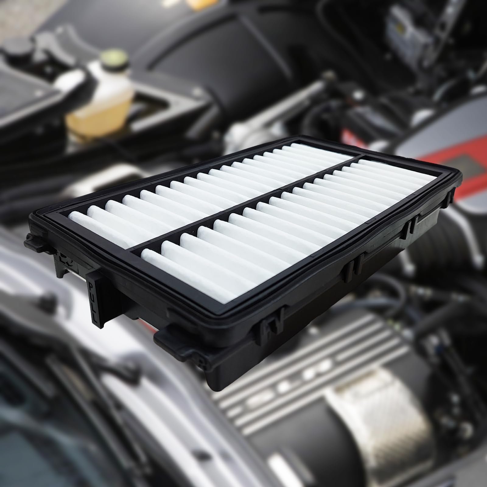 FUN-DRIVING label with part numbers aiding correct replacement selection