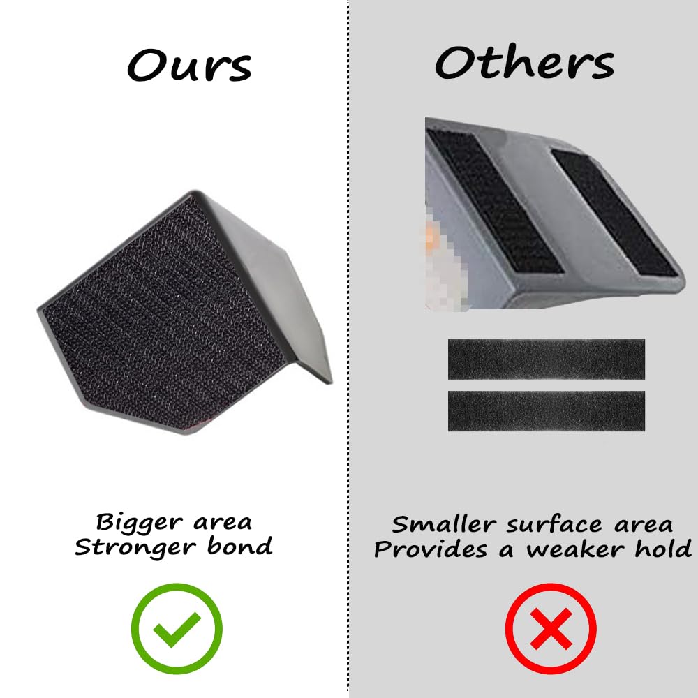 Fun&H blocks forming barrier around suitcases to keep luggage from sliding
