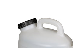 Funnel King dual handles angled for secure grip and better control when lifting full pitcher
