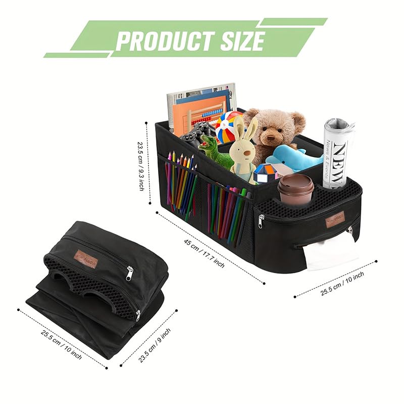 FUNNy elf top-down view showing compartments and storage capacity benefit