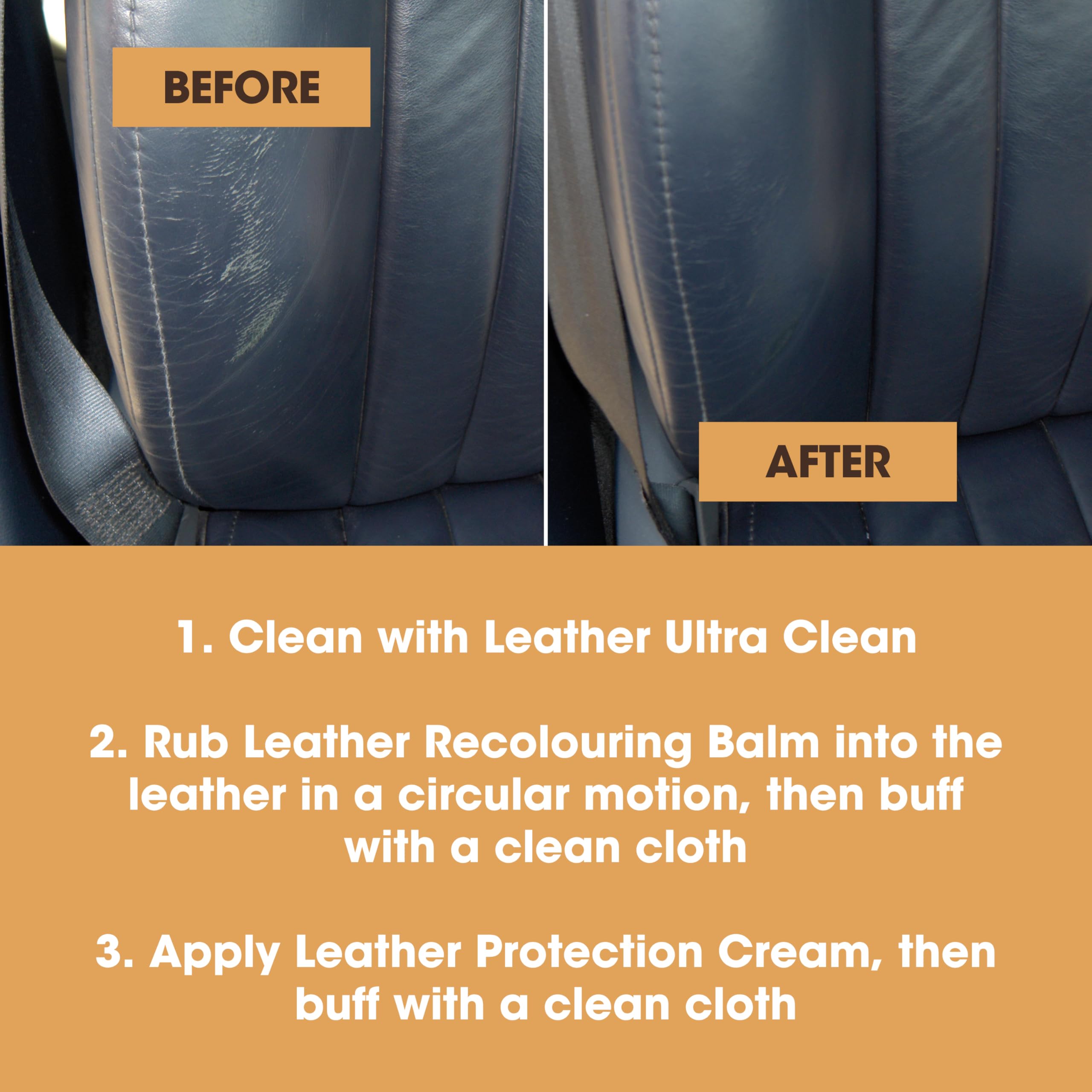 Furniture Clinic before and after sofa image illustrating visible restoration results