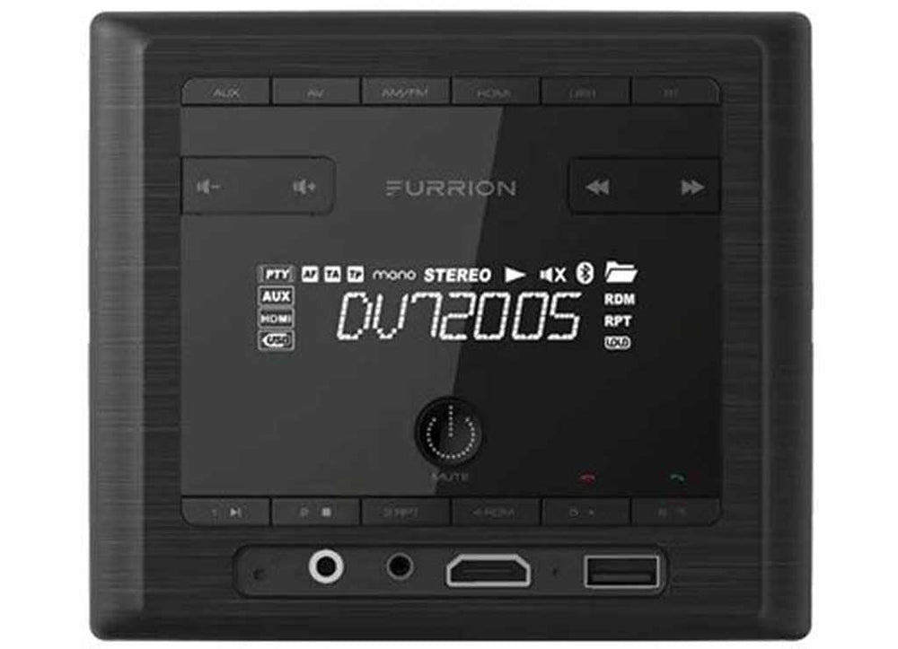 Furrion DV7200S front panel showing display and buttons for easy control