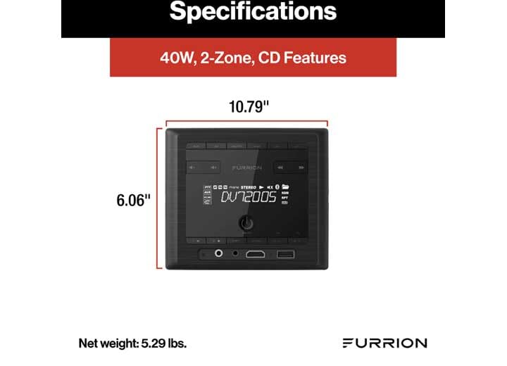 Furrion DV7200S box with included accessories for straightforward installation