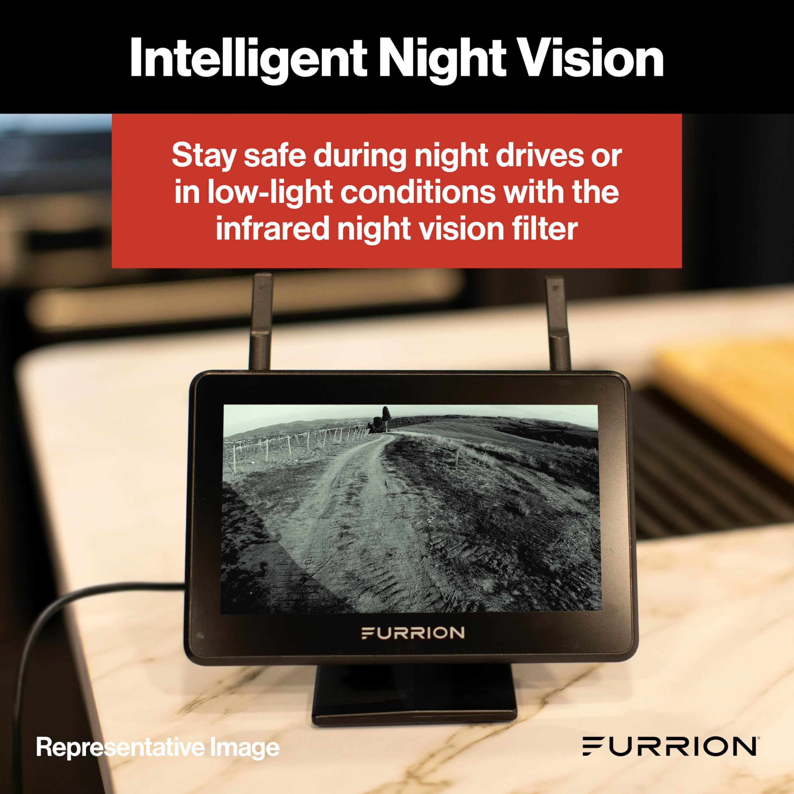 Furrion integrated marker light boosting roadside visibility