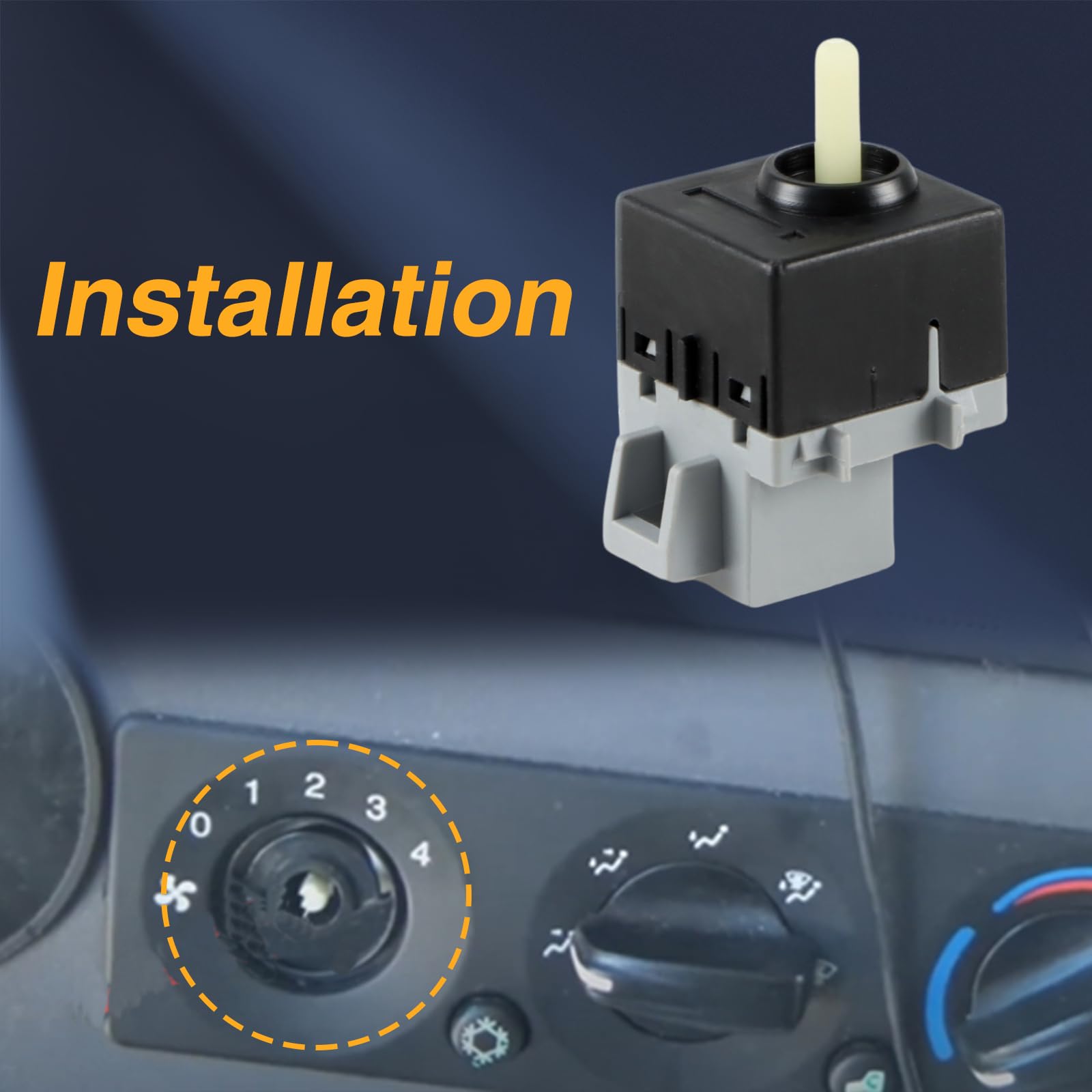 FUSCH installed in Peterbilt dashboard restoring HVAC fan control quickly