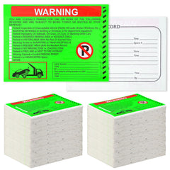 Fuyoooo front packaging showing 300 fluorescent green stickers for clear enforcement