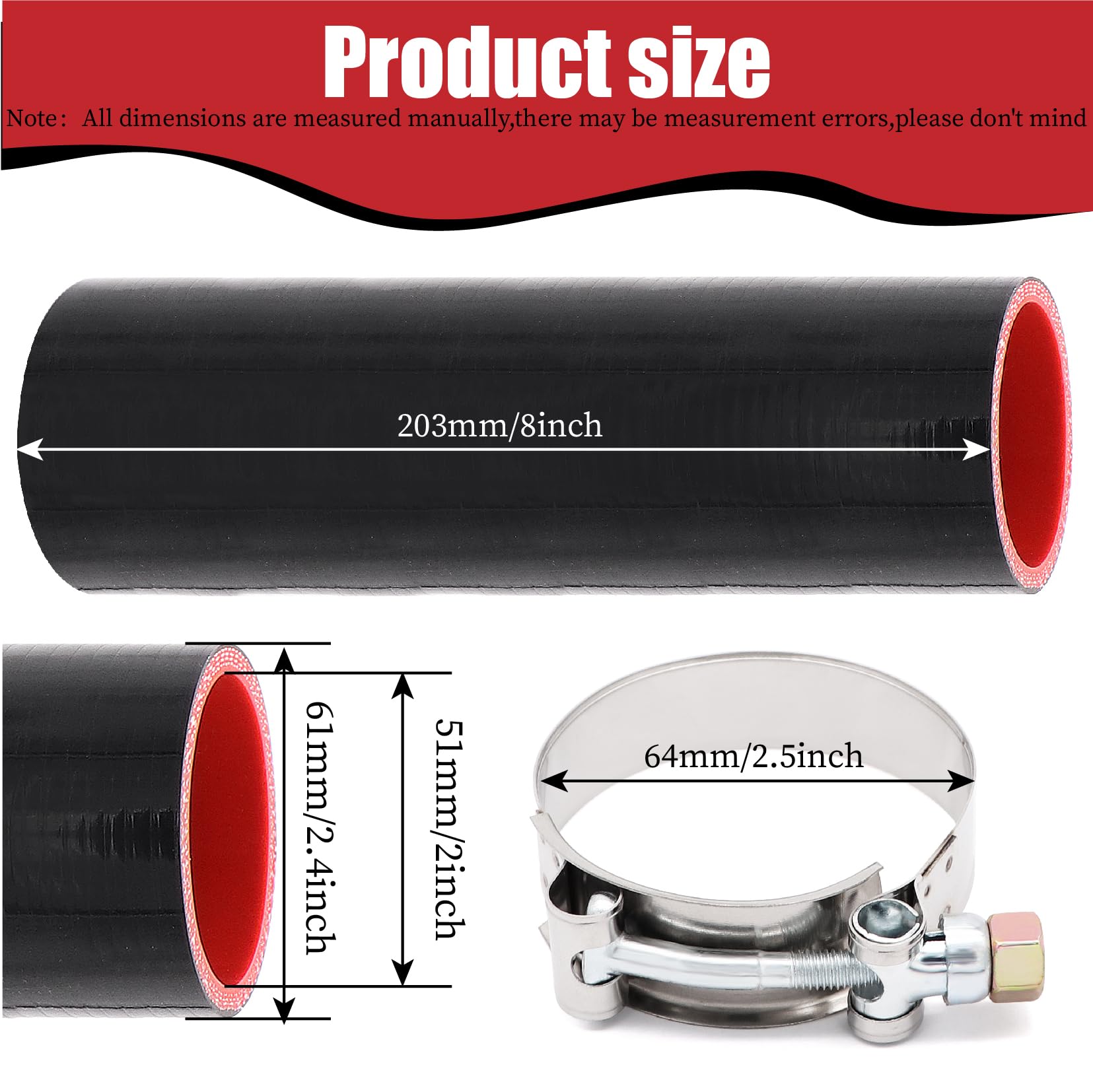 Fuzbaxy stainless T-bolt clamp detail showing corrosion resistance