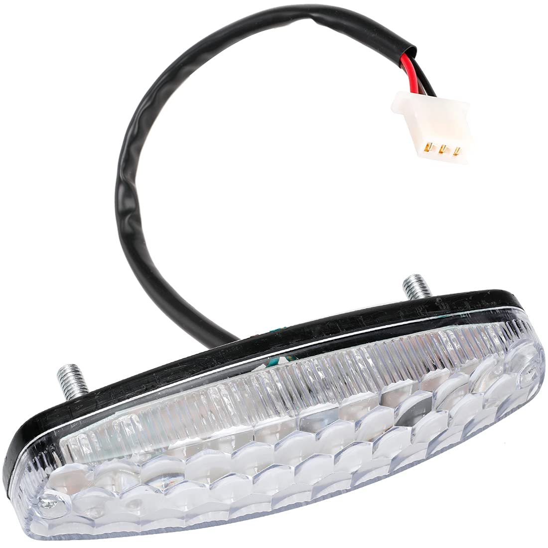 FVRITO headlight installed on a 110cc ATV demonstrating real-world fit and lighting benefit