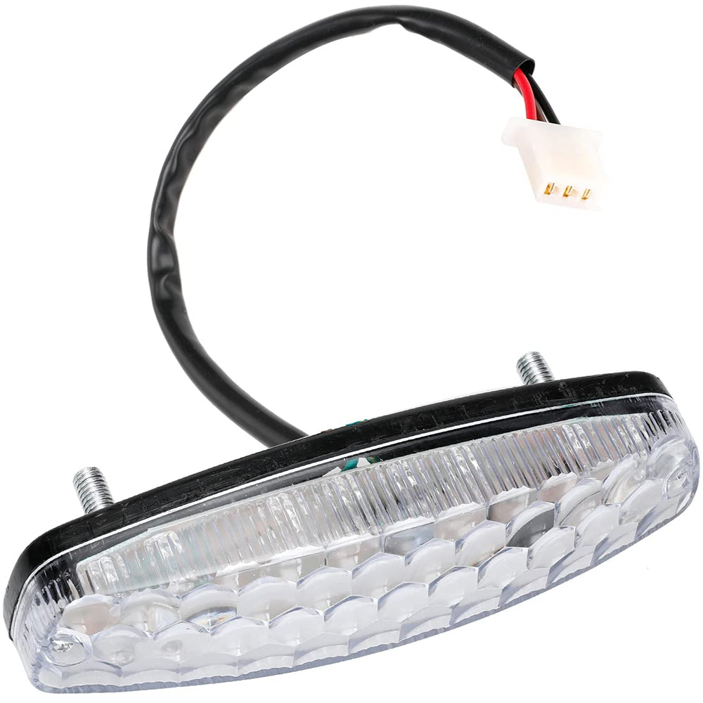 FVRITO headlight installed on a 110cc ATV demonstrating real-world fit and lighting benefit