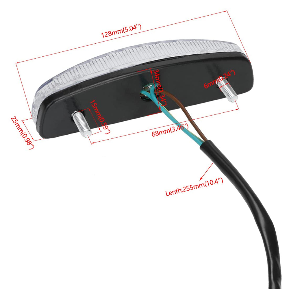 FVRITO mounting dimensions view showing bolt centers for straightforward fit verification