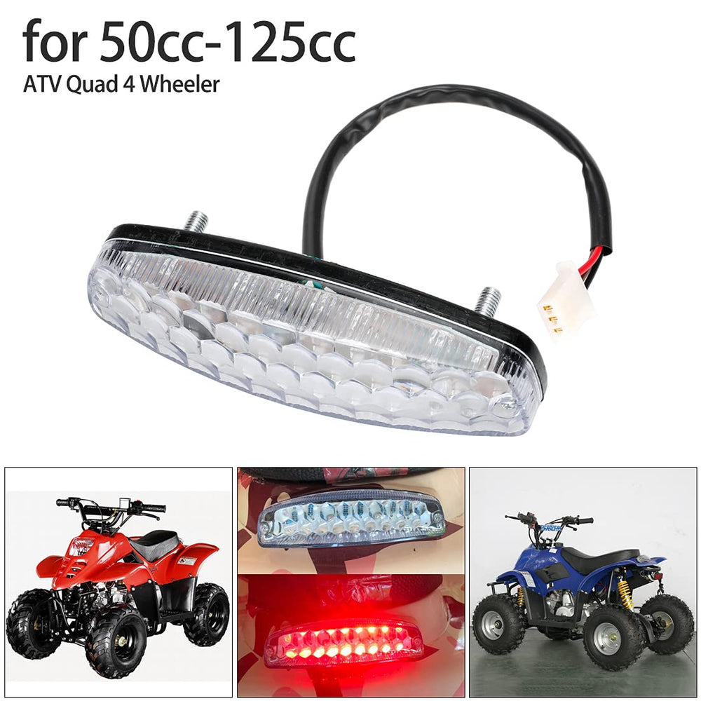 FVRITO tail light close-up with red LEDs for clearer brake signaling