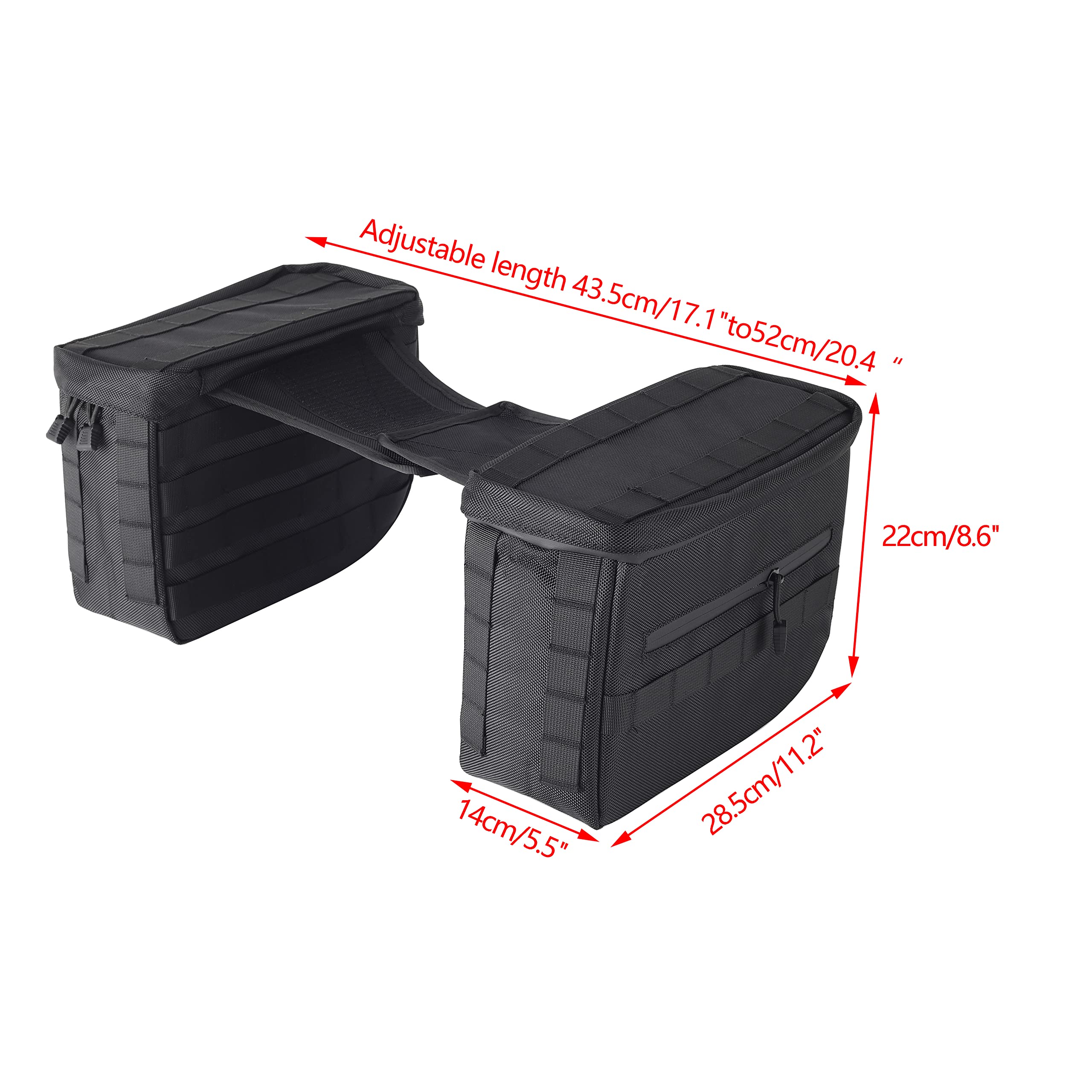 FVMOTO interior structure showing plastic reinforcements for stability
