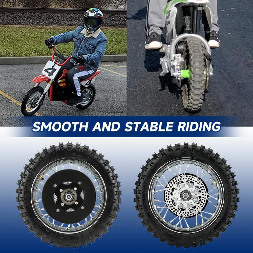 FVRITO 140mm disc rotor side view illustrating correct brake fitment and safety
