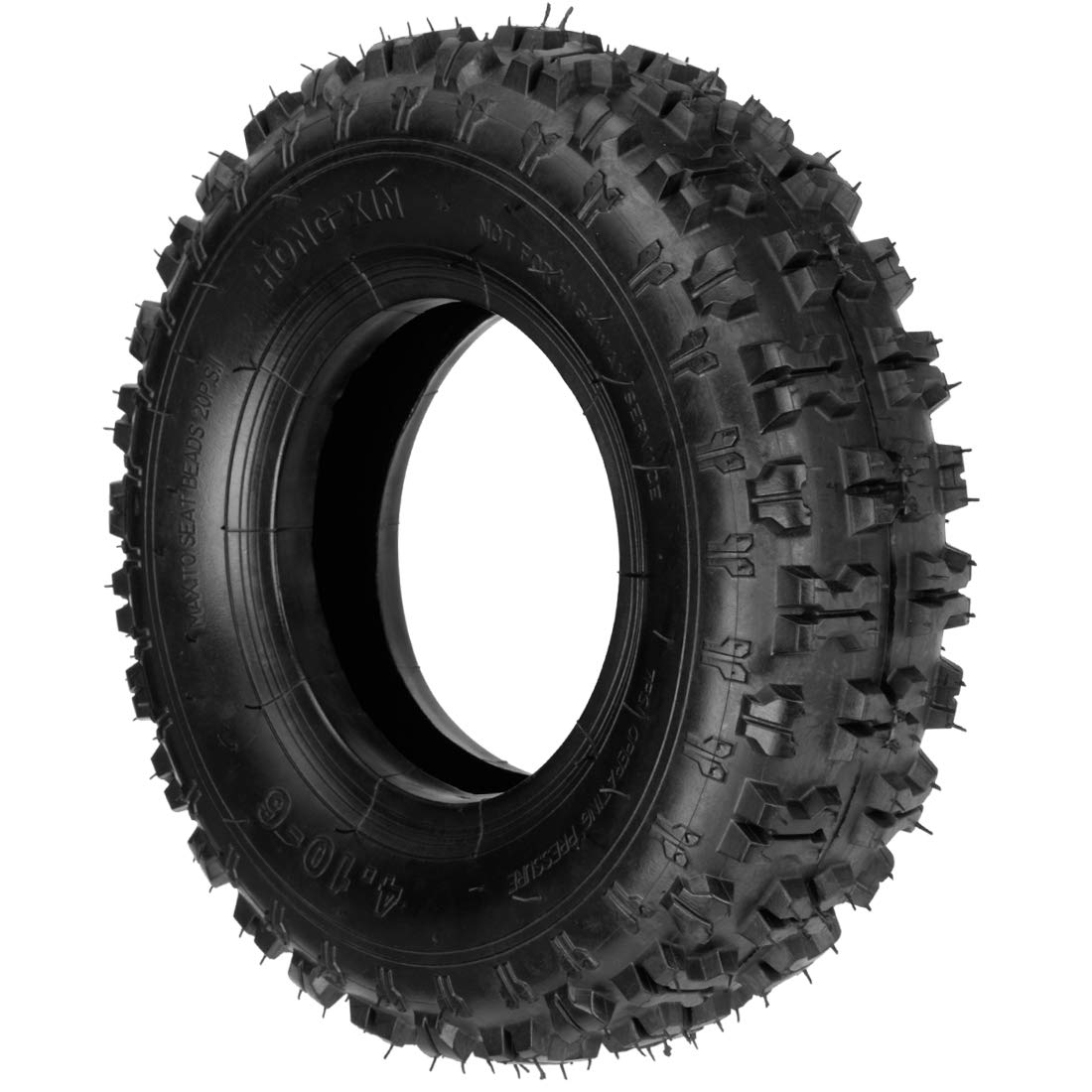 FVRITO close-up of tire tread showing durable rubber and grip