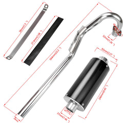 FVRITO head pipe detail highlighting 28mm fitment and secure seal