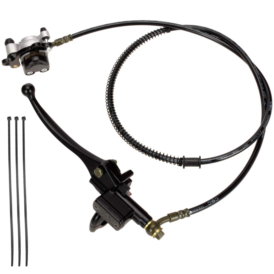 FVRITO front assembly overview showing complete brake kit for reliable stopping