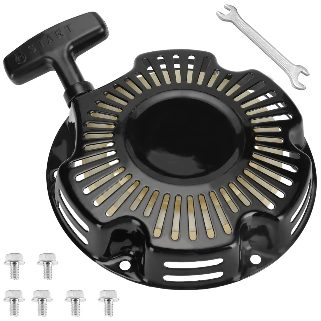 FVRITO front view assembly showing complete starter, easy replacement