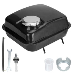 FVRITO front view gas tank showing mounting points and robust finish for easier installation