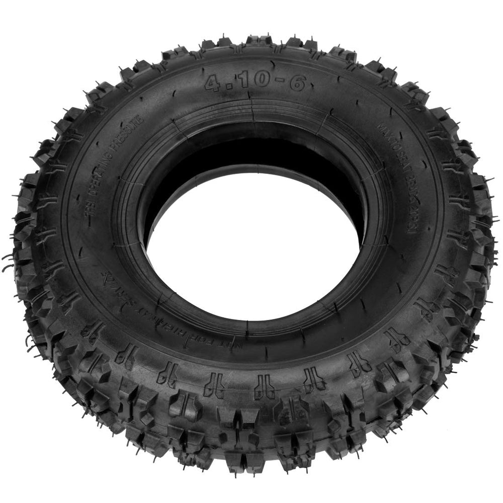 FVRITO tire mounted on a mini bike demonstrating visual fit