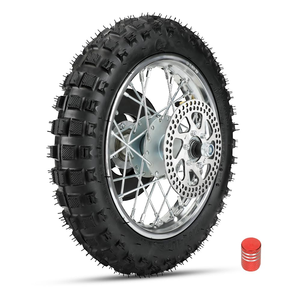 FVRITO rear wheel front profile showing complete assembly and ready-to-install benefit