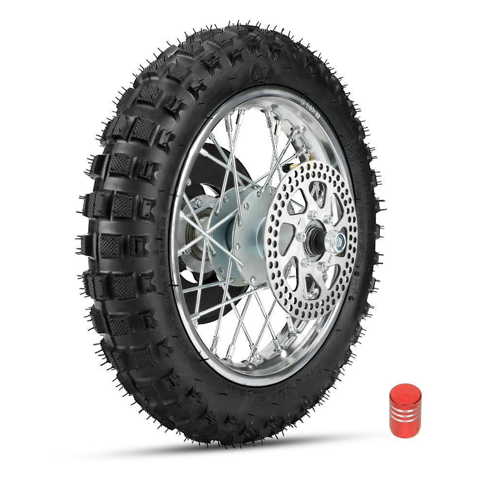 FVRITO rear wheel front profile showing complete assembly and ready-to-install benefit