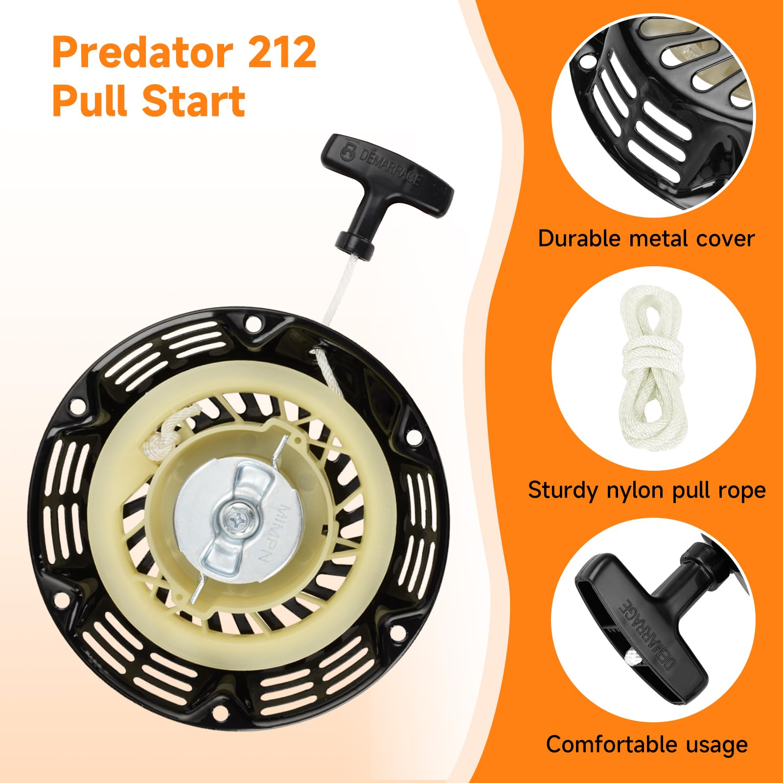 FVRITO starter pawl close-up showing engagement detail for dependable crank transfer