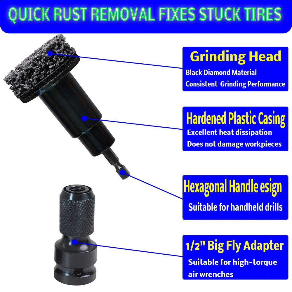 FWEXCK before and after rotor cleaning, demonstrating restored metal contact surfaces