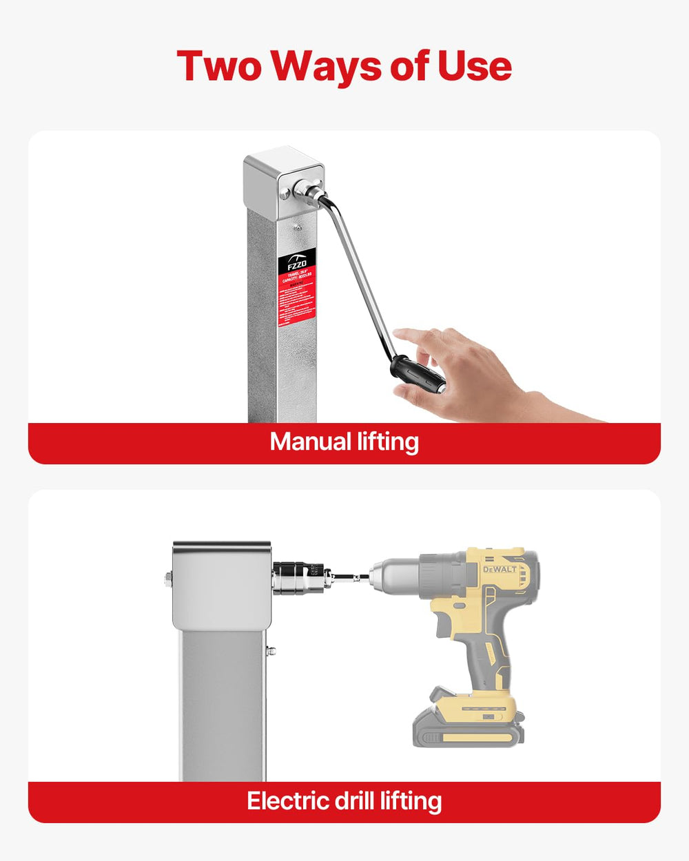 FZZD mounting plate bolted to tongue for reliable secure installation