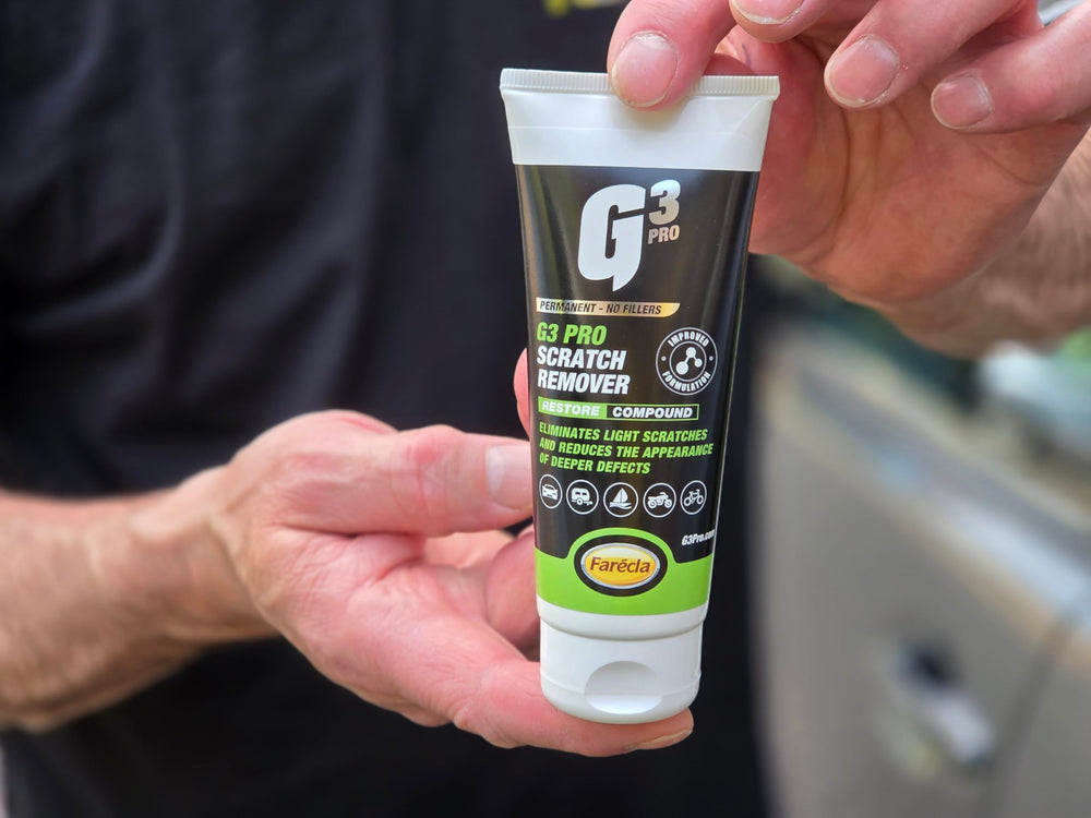 G3 Pro compound being dispensed highlighting easy application benefit