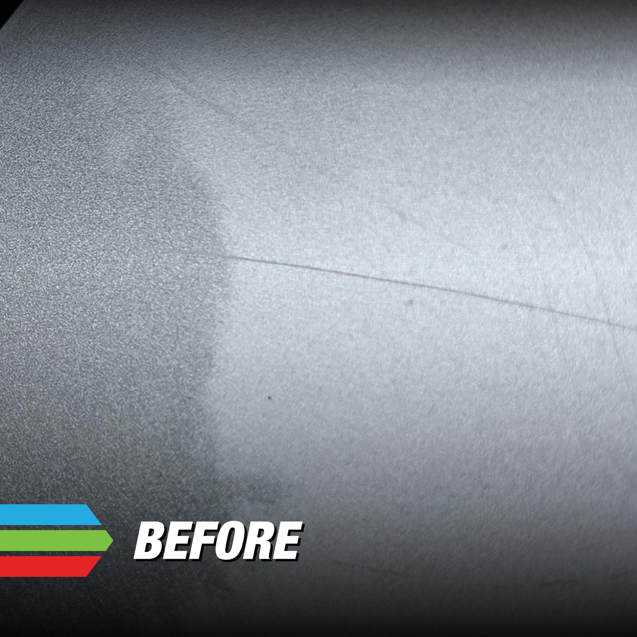 G3 Pro kit in use on a car door restoring small scratch appearance