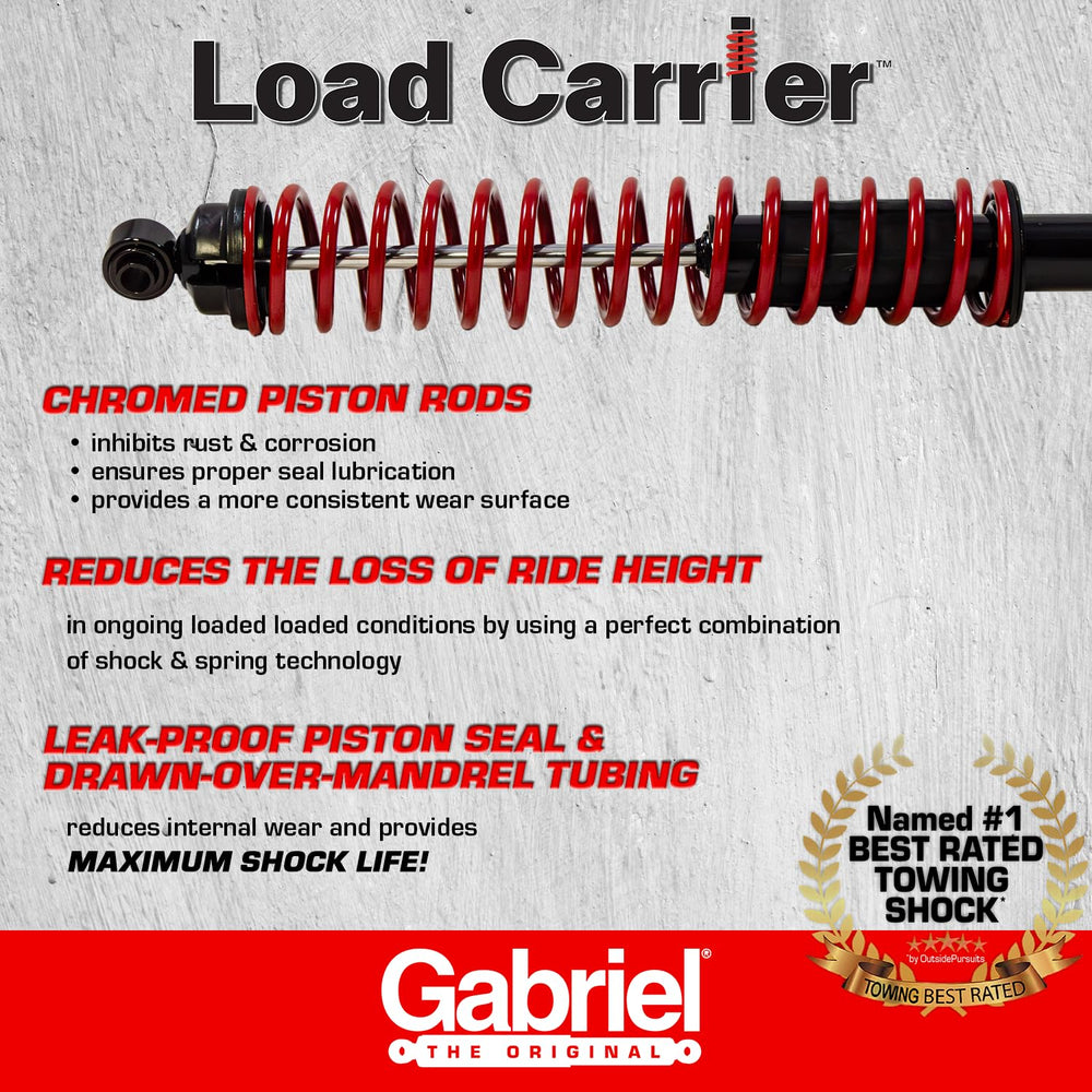 Gabriel Load Carrier installed on truck rear improving towing stability
