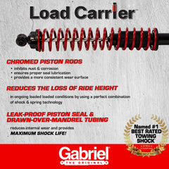 Gabriel Load Carrier installed on truck rear improving towing stability