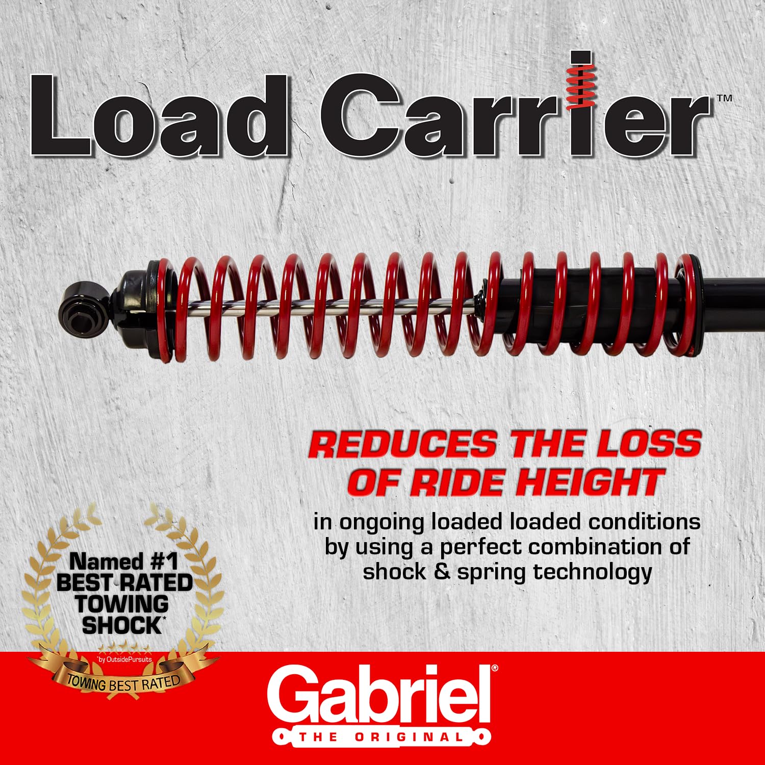 Gabriel Load Carrier upper and lower mount ends for simple installation