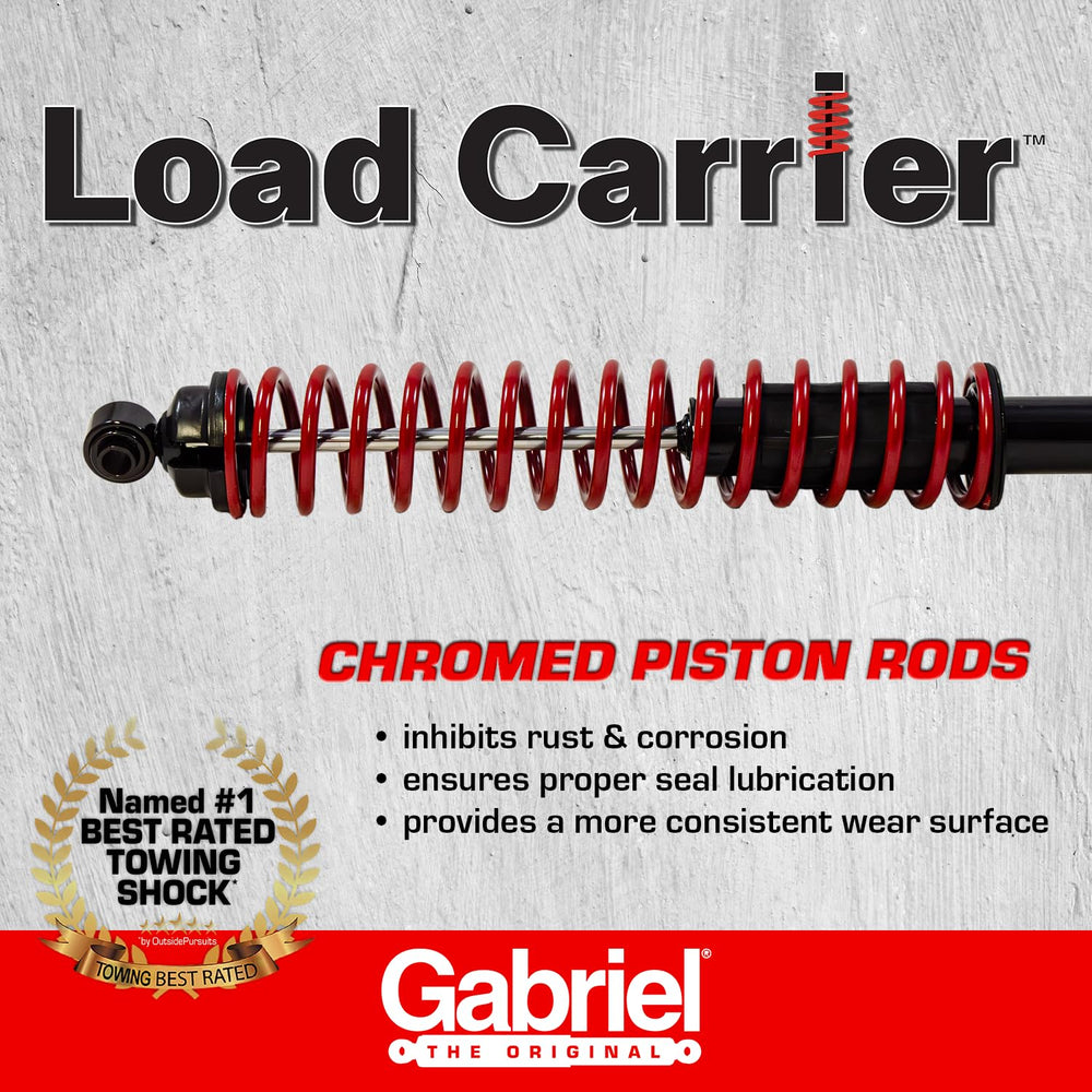Gabriel Load Carrier extended side profile showing full stroke capacity