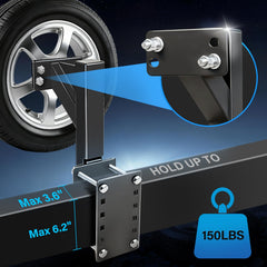 GADFISH mounted on trailer displaying 4/5/6 lug bolt pattern compatibility advantage