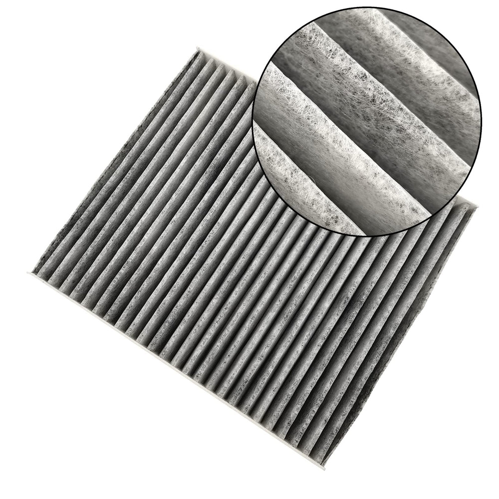 GaeaAuto engine filter installed under hood, restores proper engine airflow