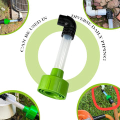 GAGALOR connection to shop vac demonstrating strong suction and efficient debris removal