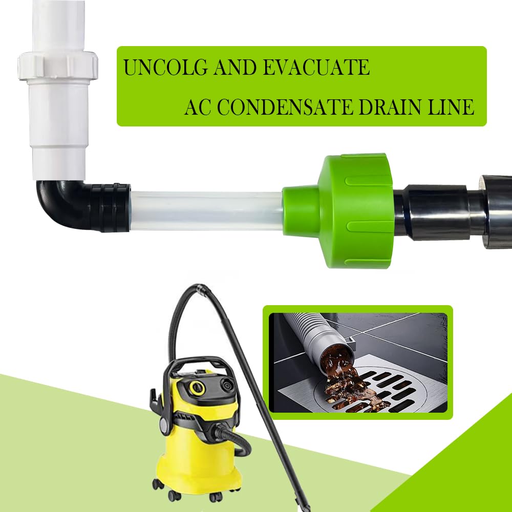 GAGALOR transparent inspection tube displaying visible wastewater flow for confident unclogging