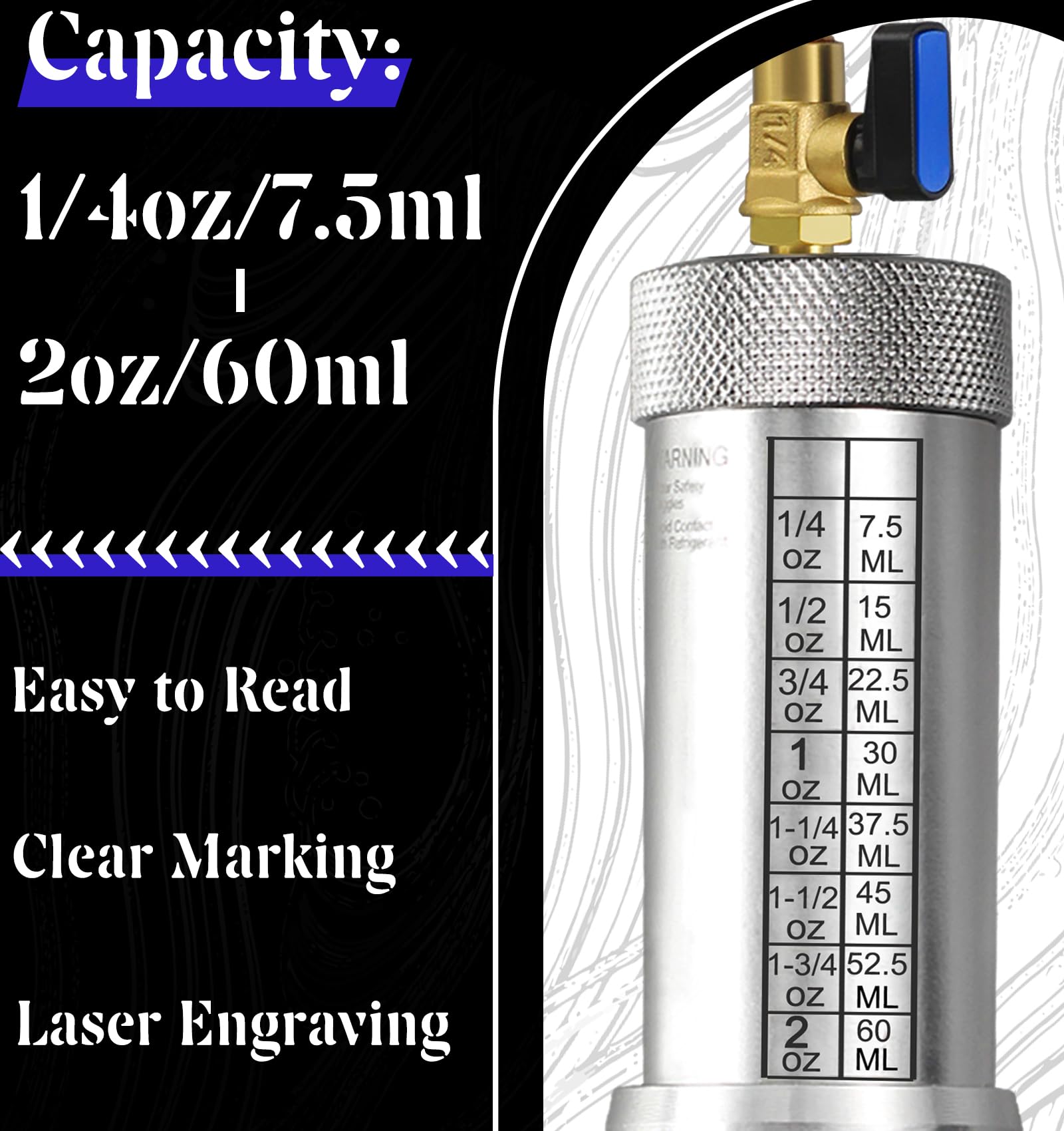 GallopMax oil checkers and measuring cup ready to confirm and control oil volume