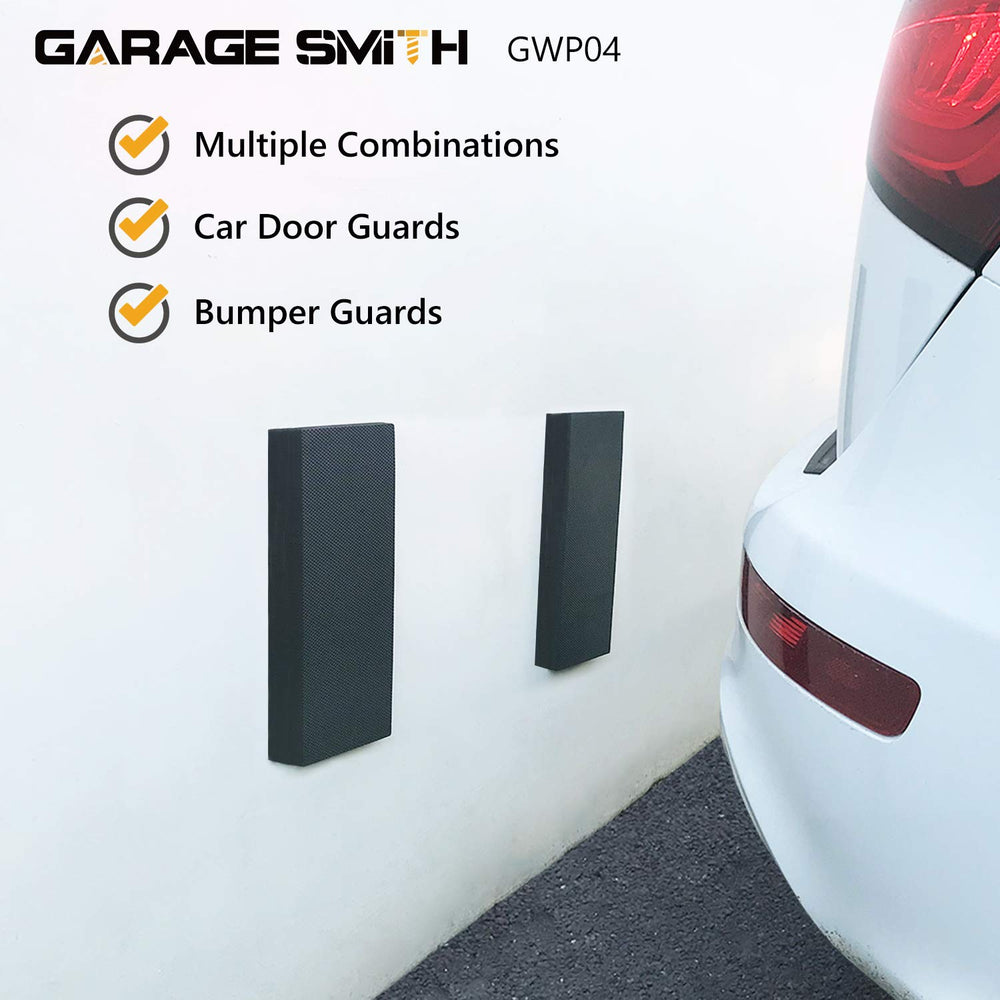 Garage Smith protector installed on garage wall, demonstrates parking protection