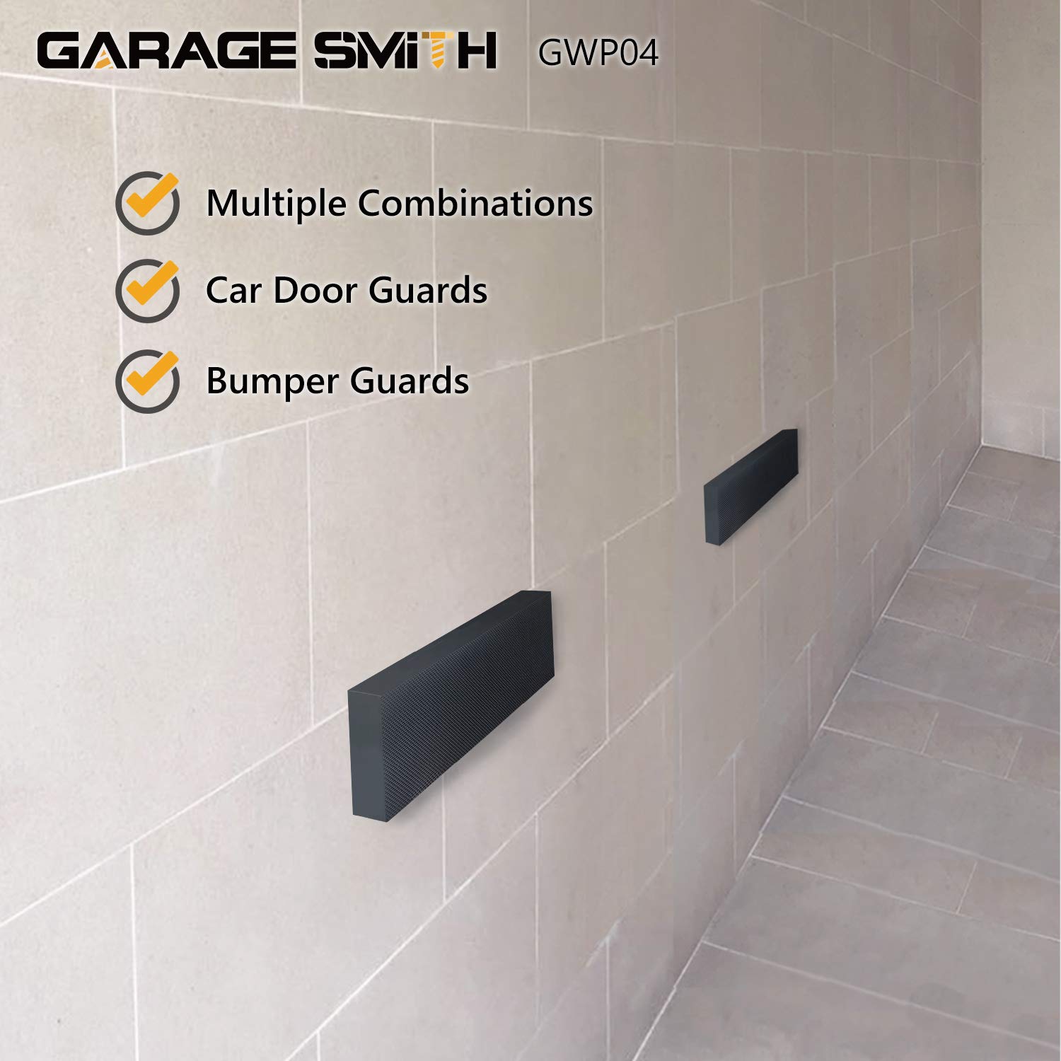 Garage Smith pad fitted to round column, shows flexible custom fit