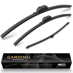 GARDIMU front blade packaging showing complete 3-piece kit and fitment details