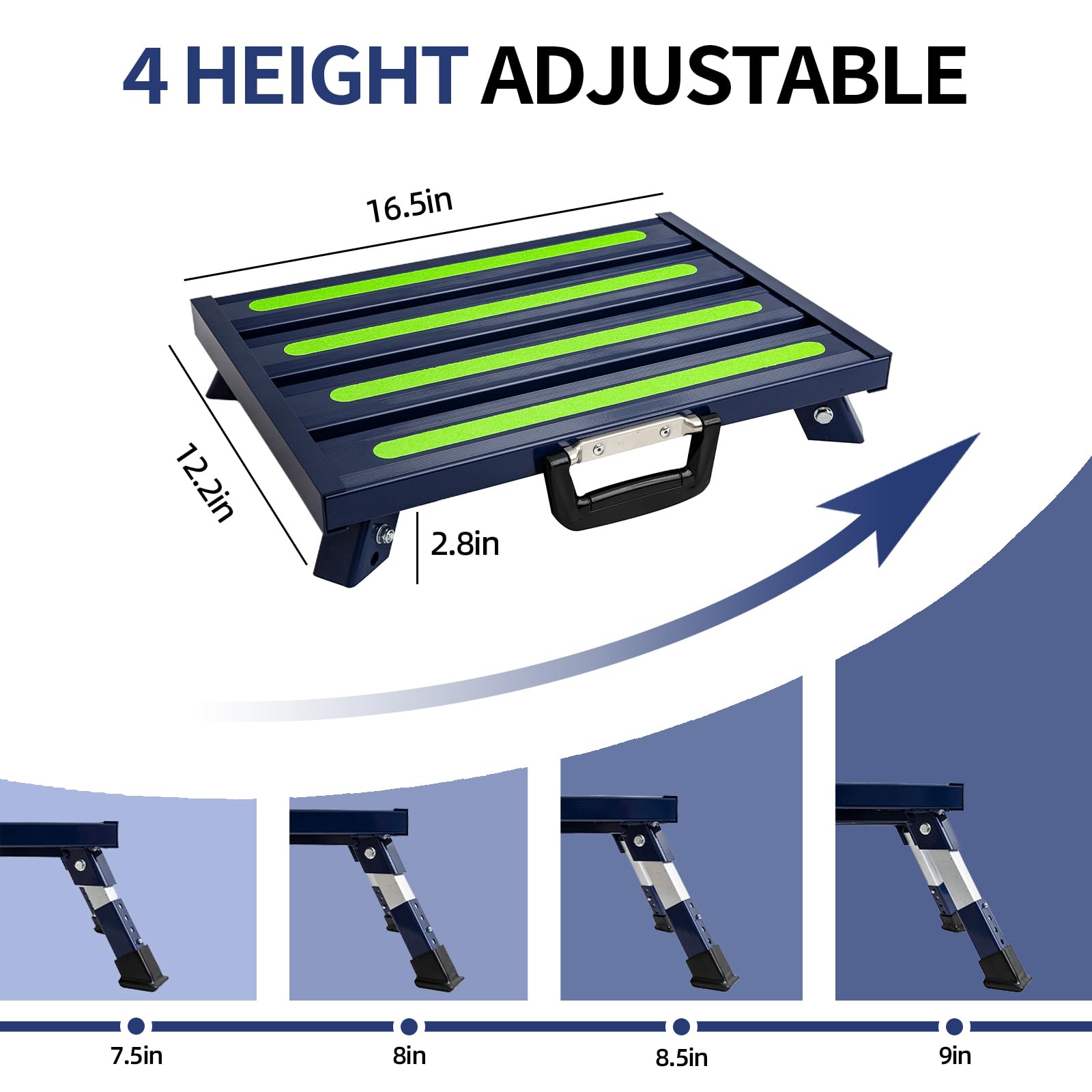 GarfatolRv folded with handle demonstrating compact storage and ease of carry
