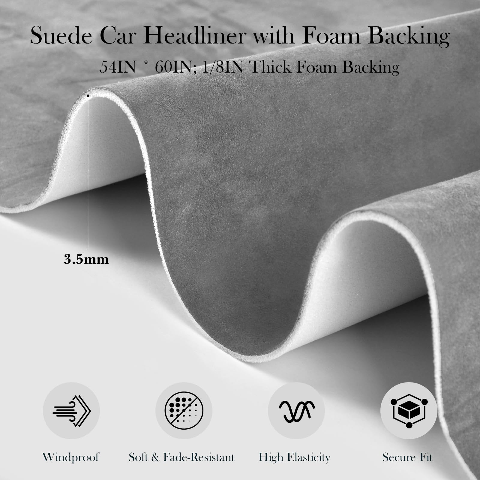 Garifon close-up suede microfiber texture highlighting soft touch and refined appearance
