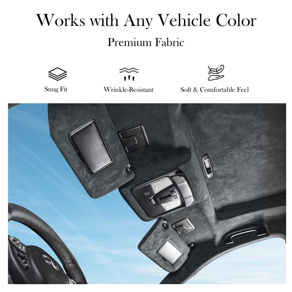Garifon headliner installed in vehicle showing upgrade aesthetic benefit