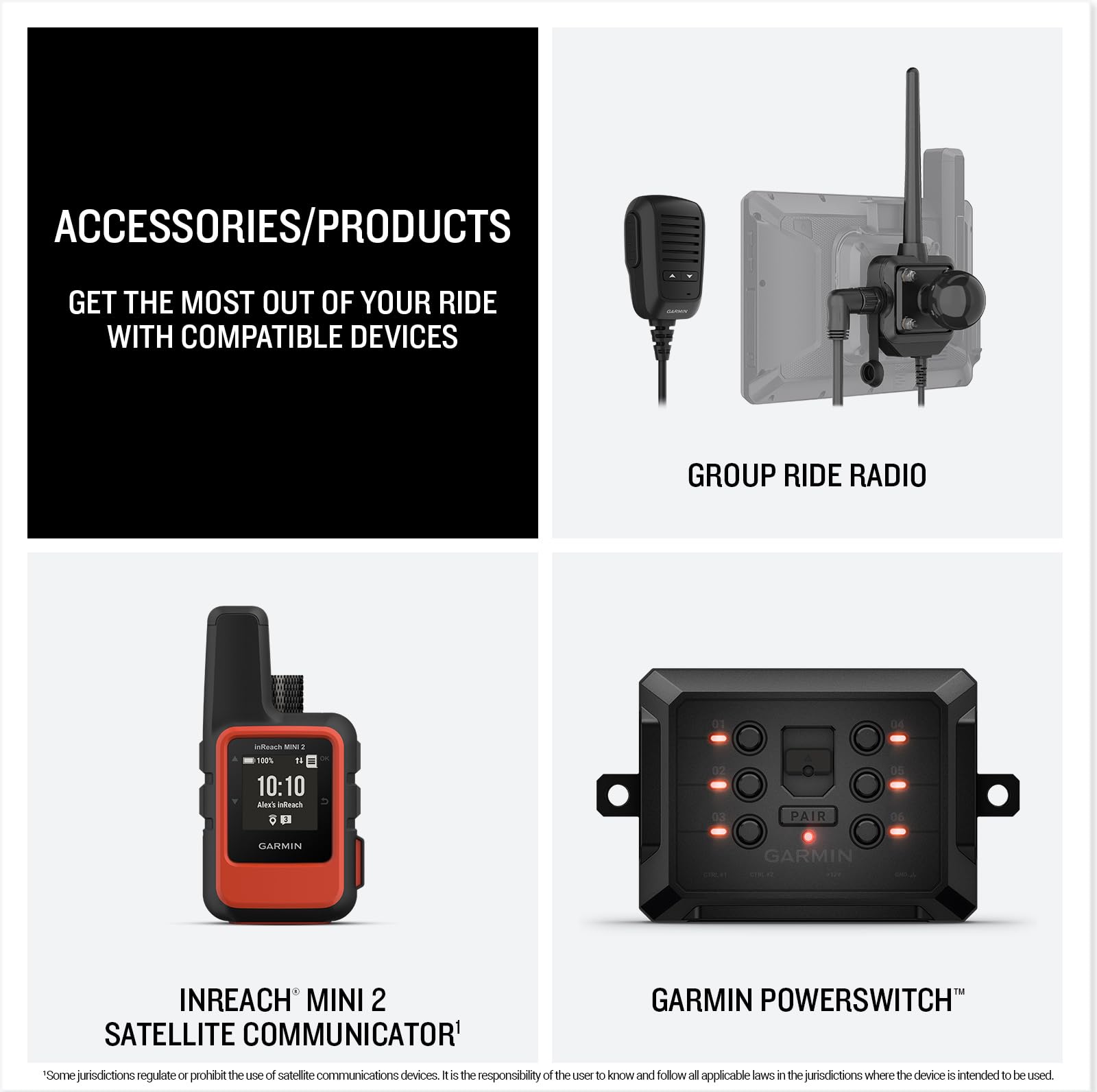 Garmin Tread 2 side profile highlighting ports and rugged construction for durability
