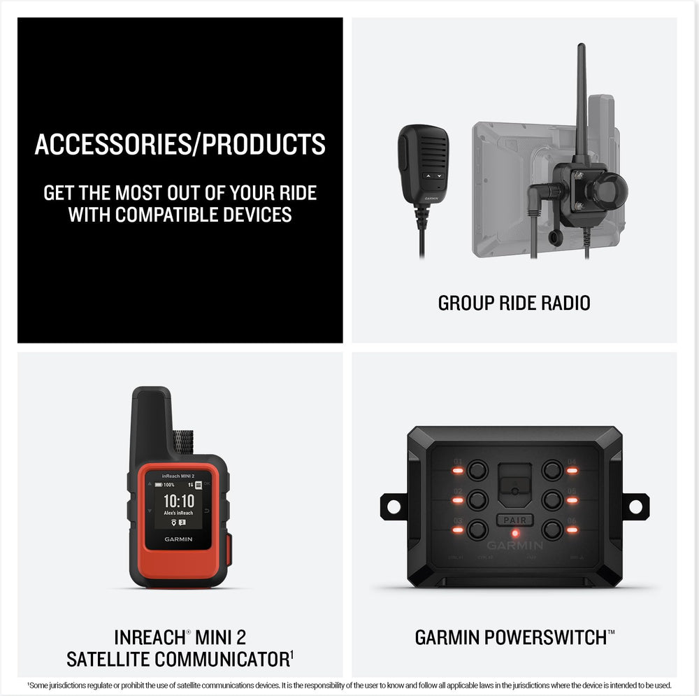 Garmin Tread 2 side profile highlighting ports and rugged construction for durability
