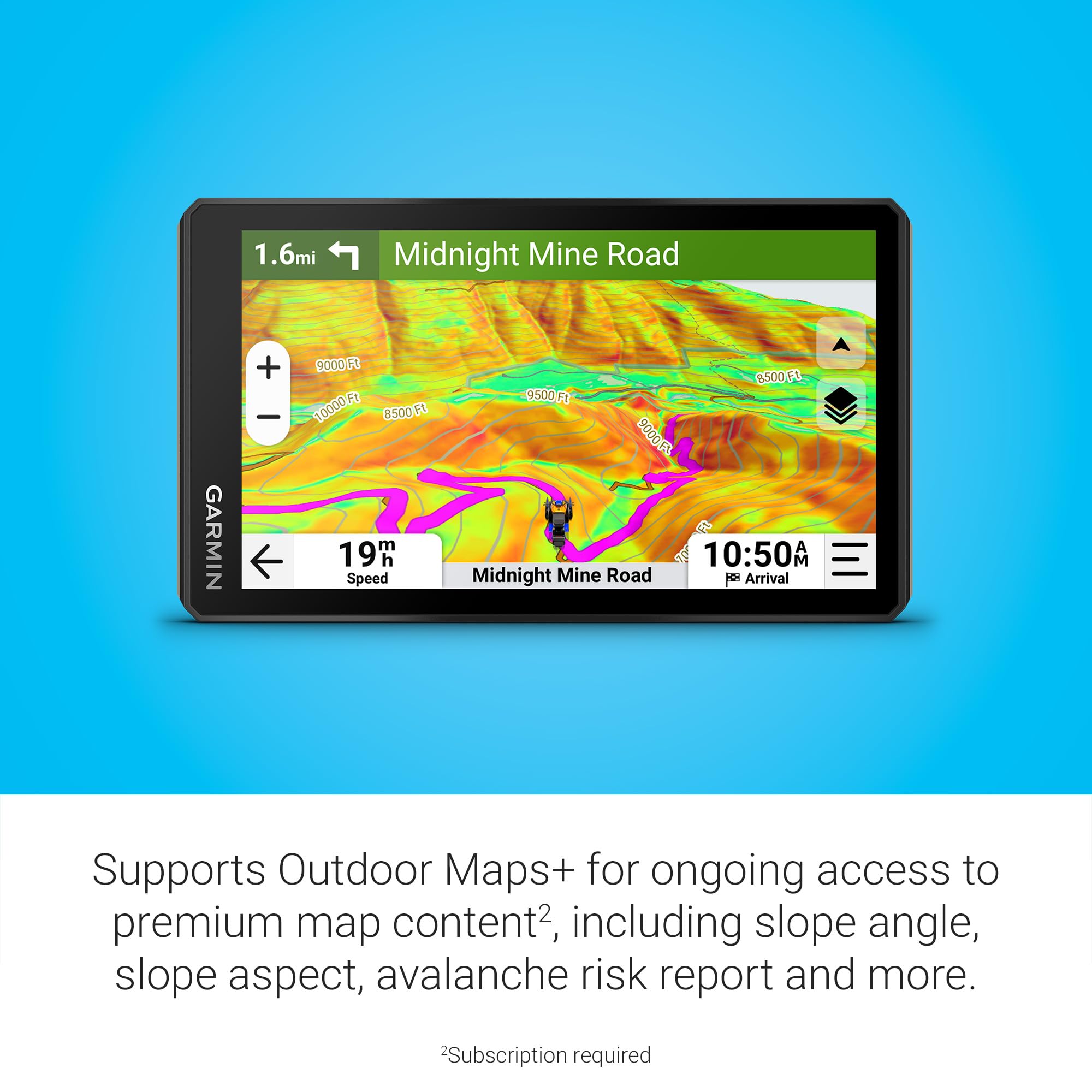 Garmin Tread 2 ports and controls highlighting rugged connectivity advantage